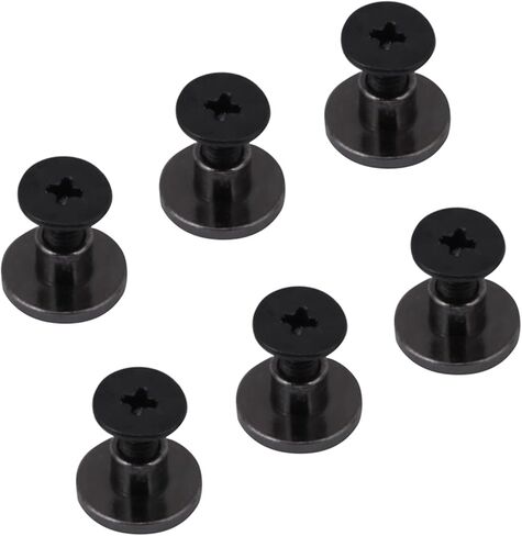 20sets DIY Brass Flat Head Belt Strap Rivets + Screw for Luggage Leather Craft 5mm Rivets Strap Handle Bag Accessories (5mm) in Saudi Arabia