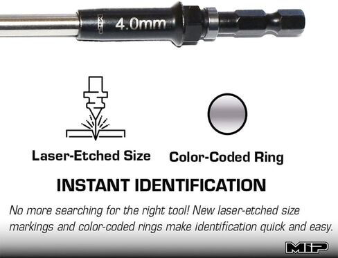 MIP MIP9612 مجموعة مفاتيح الربط سبيد تيب™ السداسية الجيل الثاني، متري (3)، 1.5 مم، 2.0 مم، & in Kuwait