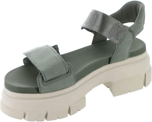 UGG Women's Ashton Ankle Heeled Sandal, Sand Suede, 8.5 in Saudi Arabia