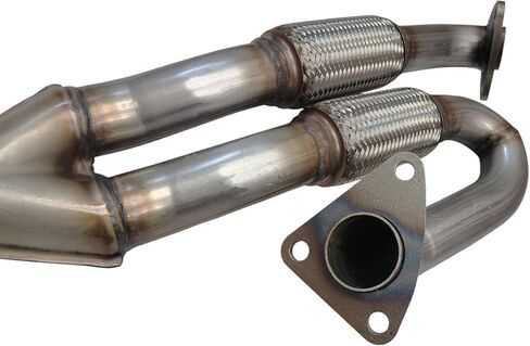 Stainless Steel Flex Y Pipe Catalytic Converter EPA Compliant Direct Fit Replacement Exhaust Repair Kit W/Gaskets Compatible with 2009-2023 Nissan Maxima 3.5L V6 Platinum, S, SL, SR, SV - ONExhaust in Saudi Arabia