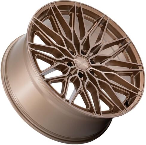 عجلة مخصصة NC278 CALABRIA 6 من Niche - 24x10، 30 إزاحة، نمط مسمار 6x135، محور 87.1 ملم - حافة برونزية بلاتينية in Saudi Arabia