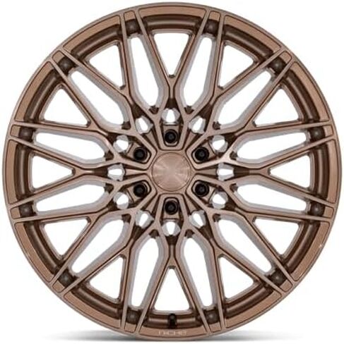 عجلة مخصصة NC278 CALABRIA 6 من Niche - 24x10، 30 إزاحة، نمط مسمار 6x135، محور 87.1 ملم - حافة برونزية بلاتينية in Saudi Arabia