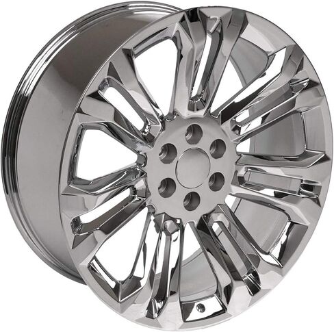 OE Wheels CV43B-24100-6550-24C: 24" Replica Wheel Cv43 Fits Chevrolet Silverado 24X10 Chrome Wheel in Saudi Arabia