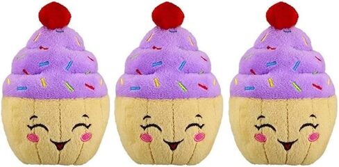 PetSport 3 Pack of Tiny Tots Little Hedgie Plush Dog Toys with Squeakers, 4.7 Inch in Saudi Arabia