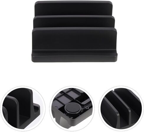 Laptop Desktop Storage Rack Plastic Laptop Holder Vertical Laptop Stand in Saudi Arabia