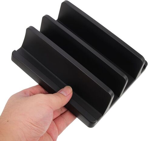 Laptop Desktop Storage Rack Plastic Laptop Holder Vertical Laptop Stand in Saudi Arabia