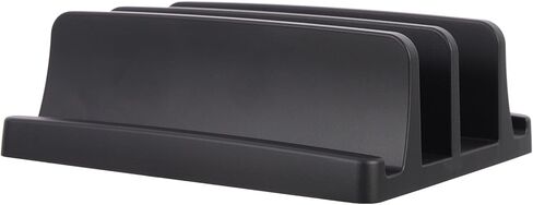 Laptop Desktop Storage Rack Plastic Laptop Holder Vertical Laptop Stand in Saudi Arabia