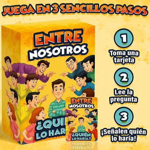 ¿Quién لو هاريا؟ لعبة اللوحة باللغة الإسبانية للعائلة والأصدقاء والكبار والمراهقين | Juego de Cartas Divertido para Party، ليلة اللعبة، السفر، عيد الميلاد | Juego de mesa هدية مثالية لأي مناسبة in Kuwait