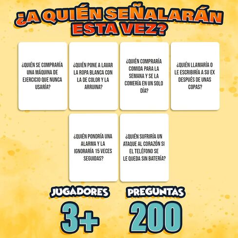 ¿Quién لو هاريا؟ لعبة اللوحة باللغة الإسبانية للعائلة والأصدقاء والكبار والمراهقين | Juego de Cartas Divertido para Party، ليلة اللعبة، السفر، عيد الميلاد | Juego de mesa هدية مثالية لأي مناسبة in Kuwait