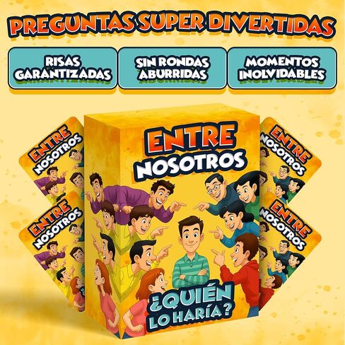¿Quién لو هاريا؟ لعبة اللوحة باللغة الإسبانية للعائلة والأصدقاء والكبار والمراهقين | Juego de Cartas Divertido para Party، ليلة اللعبة، السفر، عيد الميلاد | Juego de mesa هدية مثالية لأي مناسبة in Kuwait