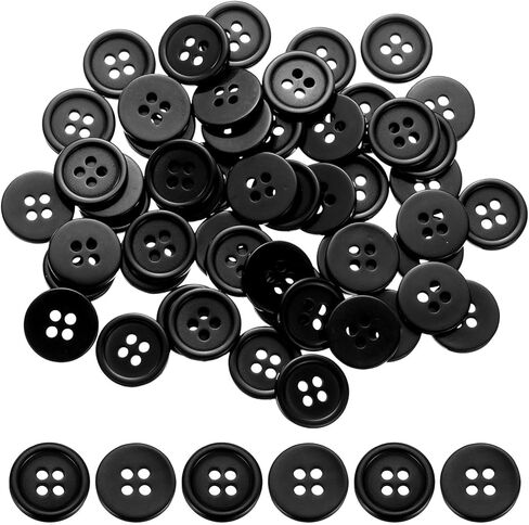 Patikil 50pcs 24L 4-Hole الراتنج أزرار الخياطة للحرف اليدوية، 15mm 3/5 "الملابس المستديرة قفل أزرار الراتنج المستديرة DIY بها بنفسك خياطة الملابس النسيج السراويل فستان تنورة الحرف استبدال، أخضر in Kuwait