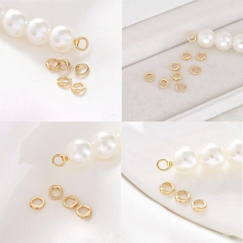 Sturdy Double Hole Connector Rings Jewelry Clasps Double Hole Connectors for Jewelry and Craft in Saudi Arabia