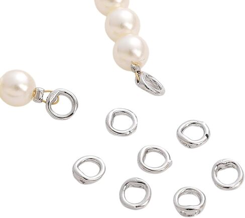 Sturdy Double Hole Connector Rings Jewelry Clasps Double Hole Connectors for Jewelry and Craft in Saudi Arabia