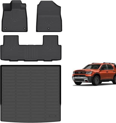 for Hyundai Tucson Hybrid Floor Mats 2022 2023 2024 2025 2026(Not PHEV), TPE All Weather Car Floor Cargo Liner Anti-Slip Waterproof Easy to Clean Durable Accessories in Saudi Arabia