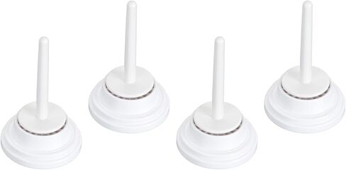 WALFRONT 4Pcs Spool Pin Cap Set, Plastic Spool Pin Caps for Sewing Machine, Secure Thread Management, Smooth Operation for Quilting and Crafts in Saudi Arabia