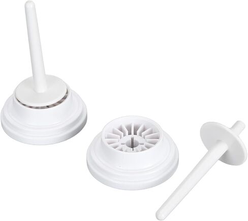 WALFRONT 4Pcs Spool Pin Cap Set, Plastic Spool Pin Caps for Sewing Machine, Secure Thread Management, Smooth Operation for Quilting and Crafts in Saudi Arabia