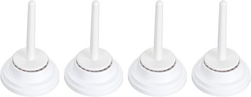 WALFRONT 4Pcs Spool Pin Cap Set, Plastic Spool Pin Caps for Sewing Machine, Secure Thread Management, Smooth Operation for Quilting and Crafts in Saudi Arabia