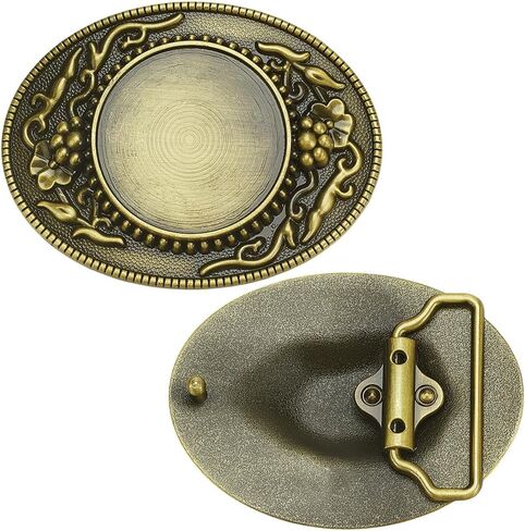 WEBEEDY Vintage Style DIY Blank Belt Buckle for Engraving in Saudi Arabia