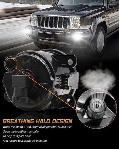 Compatible for 2014 Kia Soul Fog Lights Assembly Base Hatchback 4-door 1.6L, Clear LED Bumper Fog Lights Front Lamps Left+Right, Plug n Play, 6000K Cool White, Pack of 2 in Saudi Arabia