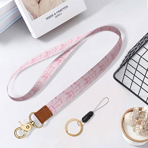 Lanyard for Keys, Cute Keychain Long Keychain Neck Lanyard Key Chain Women for ID Badges Holders Wallet Car Keys in Saudi Arabia