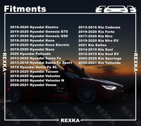 31 قطعة من ريكسكا، ​​باب رفع الباب، عجلة جانبية، مشبك تثبيت على شكل هزاز لسيارة Hyundai Kia 87756-1F000 Elantra Santa Fe Kona Tucson Veloster Forte NIRO Soul Sportige - مزيل جسم لوحة الزخرفة التلقائي in Saudi Arabia