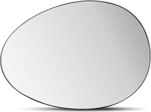 AUTOKAY Left Driver Side Mirror Glass Fits for Mini Cooper 2007-2015, Left Side Heated Rearview Mirror Glass Convex Glass Replaces 51169803193 51162755625 in Saudi Arabia