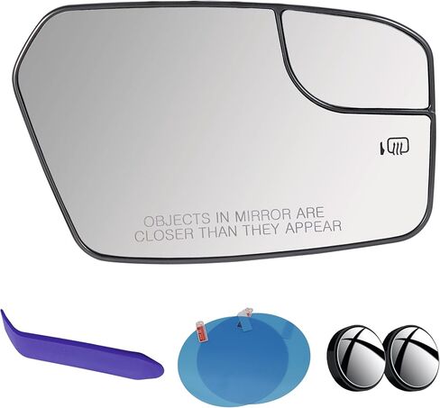 EAP Passenger Side Mirror Glass Compatible with Ford Fusion 2011-2012, Lincoln MKZ 2011-2012, Mercury Milan 2011, Heated, Spotter, BE5Z17K707C BE5Z17K707A in Saudi Arabia