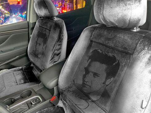 CarsCover تصميم طباعة مخصص سيارة SUV شاحنة أغطية مقاعد خلفية منخفضة (الفيس بريسلي) in Kuwait