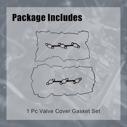 AUCERAMIC VS50764R 22441-3C710 22453-3C710 Engine Valve Cover Gasket Set Fit for Hyundai Azera Genesis Santa Fe Veracruz 09-12, Kia Amanti 07-09, Borrego 09, Sedona 11-14 3.3L 3.5L 3.8L V6 in Saudi Arabia