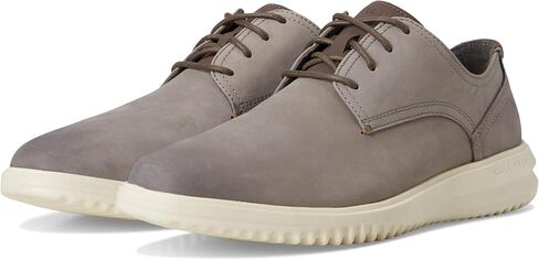 Cole Haan Men's Grand+ Plain Toe Oxford, Magnet Nubuck/Grey, 8 in Saudi Arabia