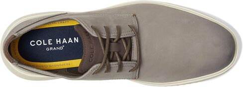 Cole Haan Men's Grand+ Plain Toe Oxford, Magnet Nubuck/Grey, 8 in Saudi Arabia