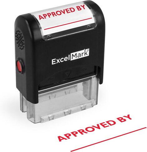 ExcelMark Customer Copy Self Inking Rubber Stamp - Red Ink in Saudi Arabia