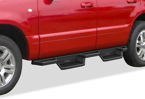 APS Stainless Steel 6.5in Side Bars Pocket Steps Square Tube Rocker Guards Compatible with Ford Explorer 4-Door 06-10 in Saudi Arabia