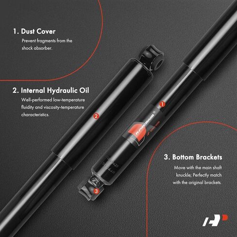 A-Premium Rear Suspension Shock Absorber Compatible with Toyota Tacoma 1999-2004, RWD, Extended Cab Pickup, 2-PC Set in Saudi Arabia