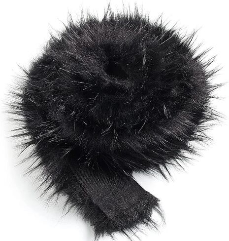 Faux Fur Ribbon Trim Fabric Roll Ribbon Soft and Fluffy DIY Craft Costume Seat Cushion Pad Decoration in Saudi Arabia