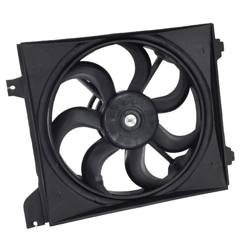 PartsFlow Radiator Cooling Fan Assembly for 2006-2011 Kia Rio for 2006-2011 Kia Rio5 620-733 in Saudi Arabia