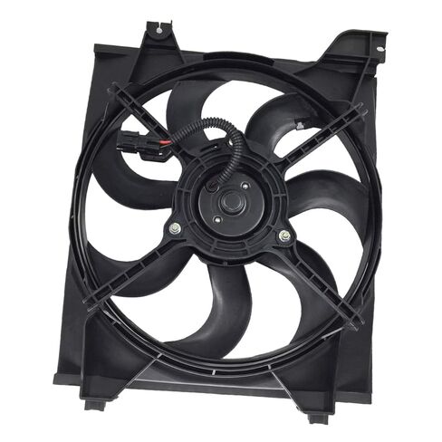 PartsFlow Radiator Cooling Fan Assembly for 2006-2011 Kia Rio for 2006-2011 Kia Rio5 620-733 in Saudi Arabia