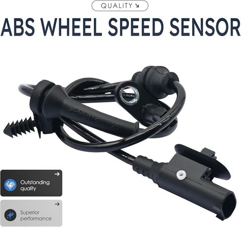 2Pcs Rear Left and Right Abs Wheel Speed Sensor Compatible with Dodge Dart 68194428Aa, 68194428Ab Als3033 After 11/05/2012 13 14 15 16 2013 2014 2015 2016 in Saudi Arabia