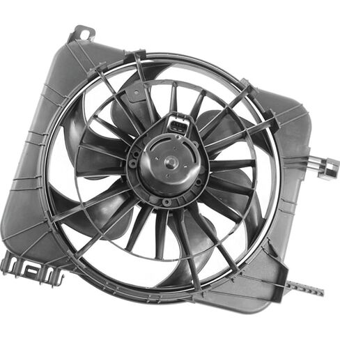 Dual Radiator and Condenser Fan Assembly for Chevrolet Cavalier 1995 1996 1997 1998 1999 2000 2001 2002 2003 2004 2005 for Pontiac Sunfire 1995 1996 1997 1998 1999-2004 1 PCS in Saudi Arabia