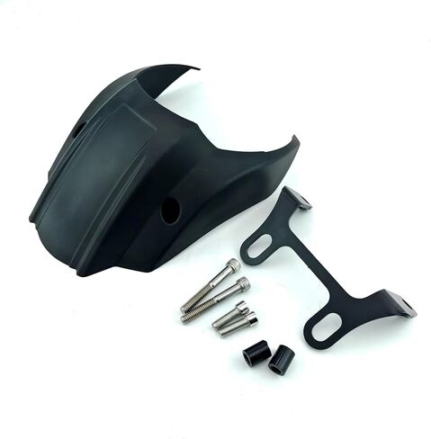 Black Thickened Headlight Fairing Cover Mask for Harley Softail Breakout 2018-2024 Accessories (Bright Black) in Saudi Arabia