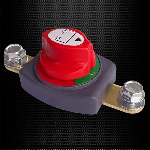 Ampper Top Post Battery Disconnect Switch 12V - 48V, Marine Battery Switch Disconnect Power Cut Shut Off for Car, RV and Boat (Negative, On/Off) in Saudi Arabia