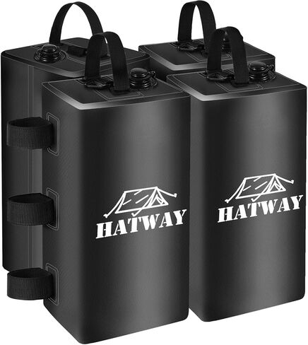 Canopy Weights,132 LBS Canopy Water Weight Bag Set of 4 Leg Weights for Pop Up Gazebo,Canopies,Tent-4 * 15L-Black in Saudi Arabia
