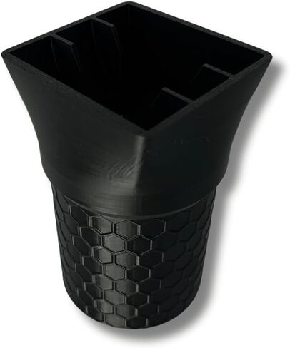 Car Can Cup Holder Compatible with Zyn Pouch Cans | Screw Top Version Holds Up to 6 Cans | Tin Can Storage Cupholder | Made in USA (Screw-On, Black) in Saudi Arabia