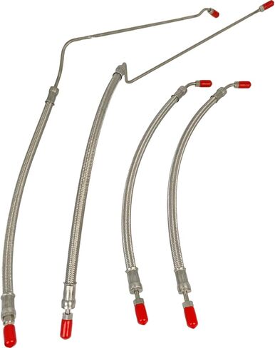 مجموعة خرطوم الأسطوانة الهيدروليكية Trim Ram متوافقة مع Mercruiser R MR Alpha One Gen II Two Outdrive Starboard 32-864960، Port 32-864959 Larboard، 32-99904Q موصل أنبوب الطاقة للضغط السفلي in Kuwait