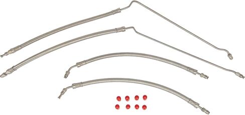 مجموعة خرطوم الأسطوانة الهيدروليكية Trim Ram متوافقة مع Mercruiser R MR Alpha One Gen II Two Outdrive Starboard 32-864960، Port 32-864959 Larboard، 32-99904Q موصل أنبوب الطاقة للضغط السفلي in Kuwait