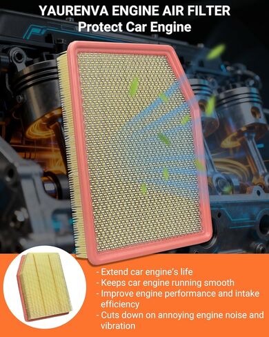 Engine & Cabin Air Filter Kit with Activated Carbon, Fit for 2019-2026 Silverado 1500 Sierra 1500, 2021-2026 Tahoe Suburban Yukon Escalade, Replace 13508023 CF11966 A3244C 84121219 in Saudi Arabia