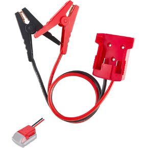 Jumper Cables with Adapter Compatible with Mil.Waukee M18 18V Batteries, 2FT Silicone Wire 8AWG Automotive Booster Cables for Jump Starter Tool Battery, Accessories Temperature Resistance 392℉ in Kuwait