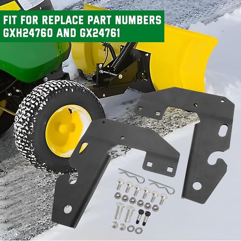 AUTOVIC Snowplow تصاعد الأقواس الأمامية لأطقم جون ديري 46 "مجرفة/كاسحة الثلج تصاعد قوس استبدال ل GXH24760 GXH24761 1 زوج in Kuwait