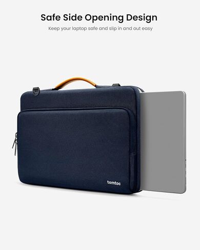 tomtoc 360 Protective Laptop Shoulder Bag for 13-inch MacBook Air M2/A2681 M1/A2337 2022-2018, 13-inch MacBook Pro M2/A2686 M1/A2337 2022-2016, Water-Resistant Laptop Accessory Carrying Case Sleeve in Kuwait