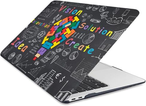 Compatible with MacBook Air M2 Case 13.6 inch Case Model A2681/A3113 Release 2022, Lightweight Plastic Laptop Shell Case for 13.6" MacBook Air with Retina Display, Letter Bulb in Saudi Arabia